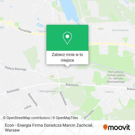 Mapa Econ - Energia Firma Doradcza Marcin Zachciał