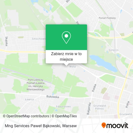 Mapa Mng Services Paweł Bąkowski