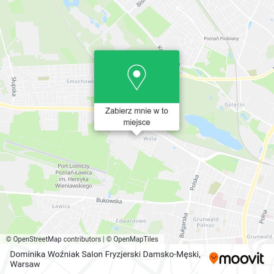 Mapa Dominika Woźniak Salon Fryzjerski Damsko-Męski