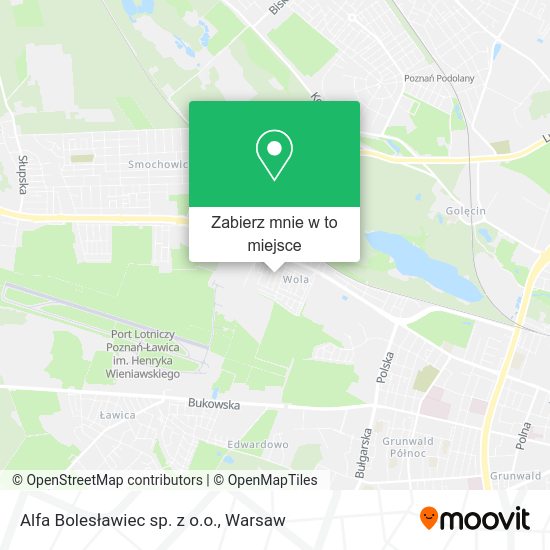 Mapa Alfa Bolesławiec sp. z o.o.