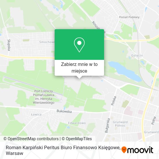 Mapa Roman Karpiński Peritus Biuro Finansowo Księgowe