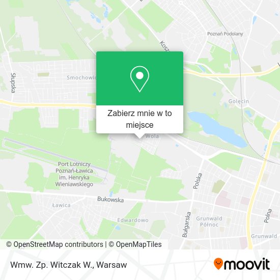 Mapa Wmw. Zp. Witczak W.