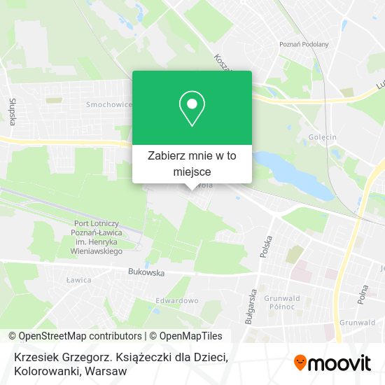 Mapa Krzesiek Grzegorz. Książeczki dla Dzieci, Kolorowanki