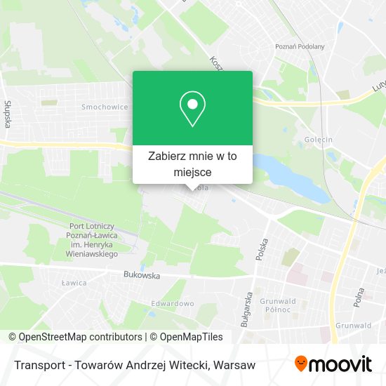 Mapa Transport - Towarów Andrzej Witecki