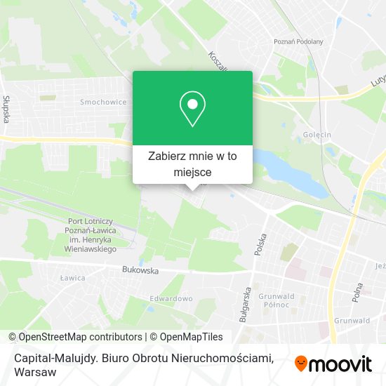 Mapa Capital-Malujdy. Biuro Obrotu Nieruchomościami