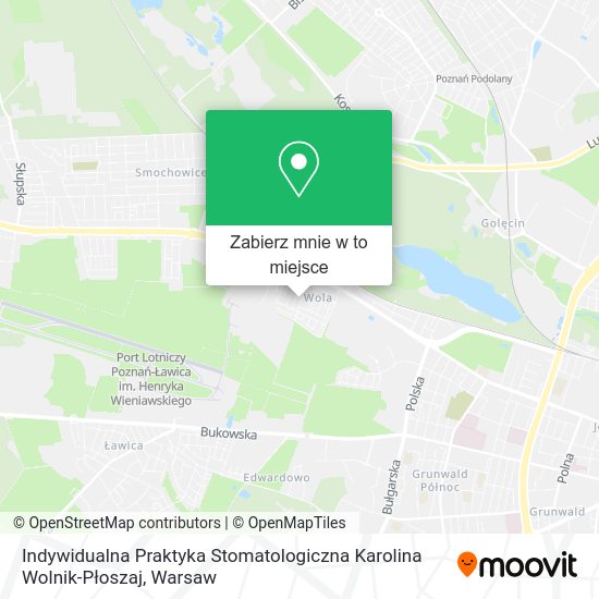 Mapa Indywidualna Praktyka Stomatologiczna Karolina Wolnik-Płoszaj