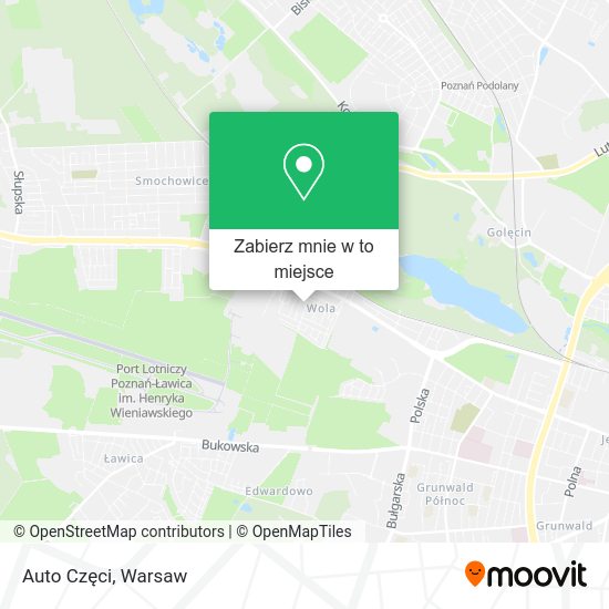 Mapa Auto Częci