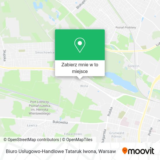 Mapa Biuro Usługowo-Handlowe Tataruk Iwona