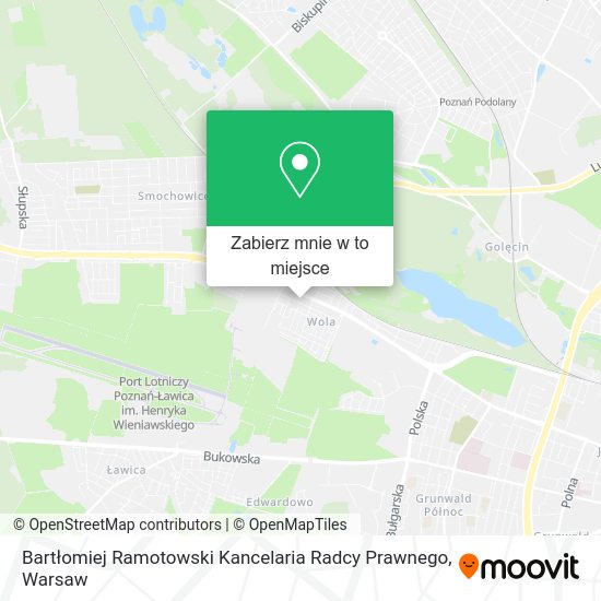 Mapa Bartłomiej Ramotowski Kancelaria Radcy Prawnego