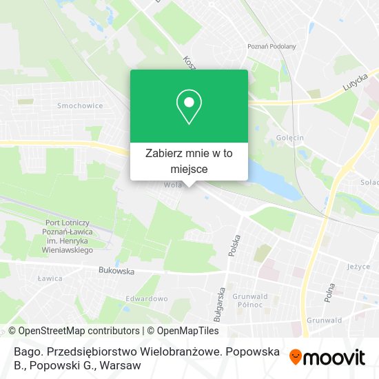 Mapa Bago. Przedsiębiorstwo Wielobranżowe. Popowska B., Popowski G.