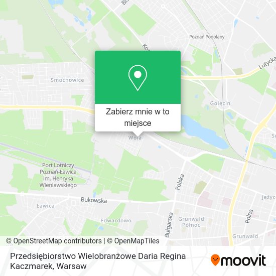 Mapa Przedsiębiorstwo Wielobranżowe Daria Regina Kaczmarek