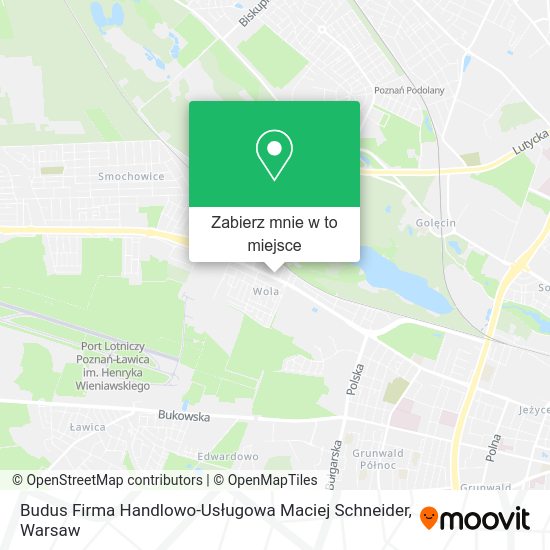 Mapa Budus Firma Handlowo-Usługowa Maciej Schneider