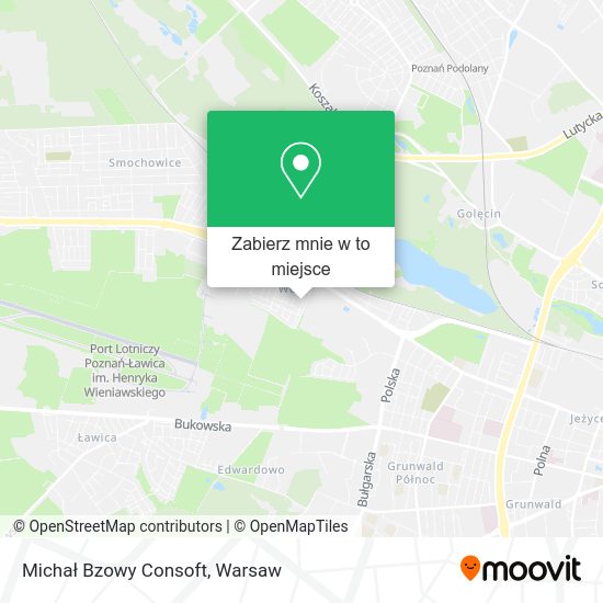 Mapa Michał Bzowy Consoft