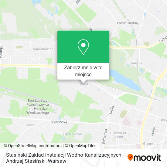 Mapa Stasiński Zakład Instalacji Wodno-Kanalizacyjnych Andrzej Stasiński