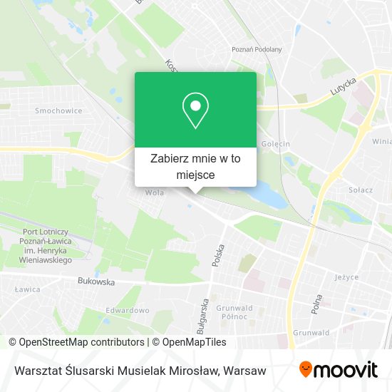 Mapa Warsztat Ślusarski Musielak Mirosław