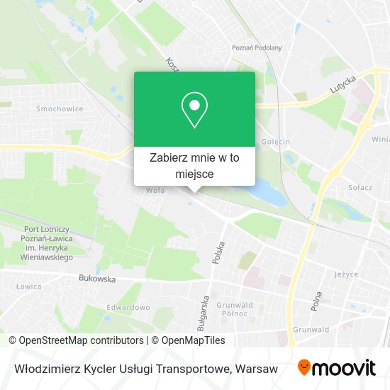 Mapa Włodzimierz Kycler Usługi Transportowe