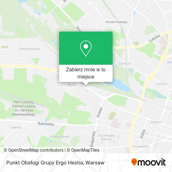 Mapa Punkt Obsługi Grupy Ergo Hestia
