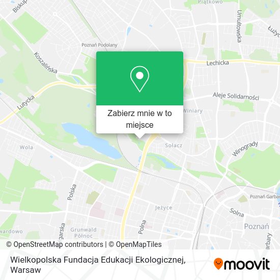 Mapa Wielkopolska Fundacja Edukacji Ekologicznej