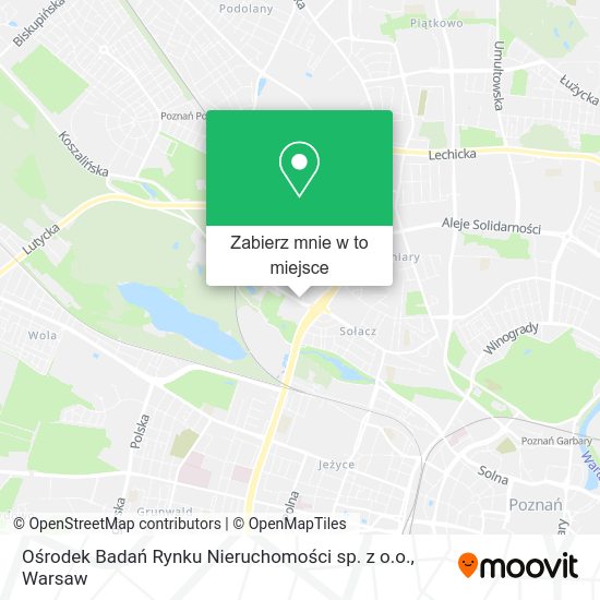 Mapa Ośrodek Badań Rynku Nieruchomości sp. z o.o.