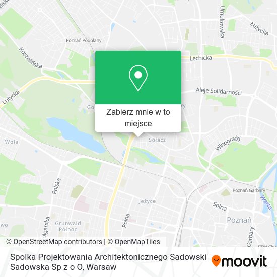 Mapa Spolka Projektowania Architektonicznego Sadowski Sadowska Sp z o O