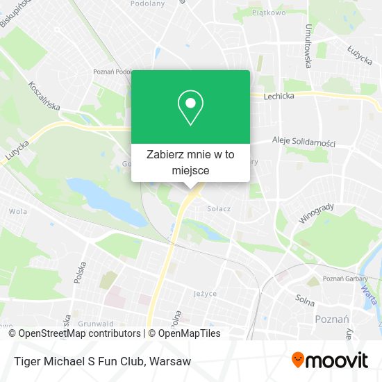 Mapa Tiger Michael S Fun Club