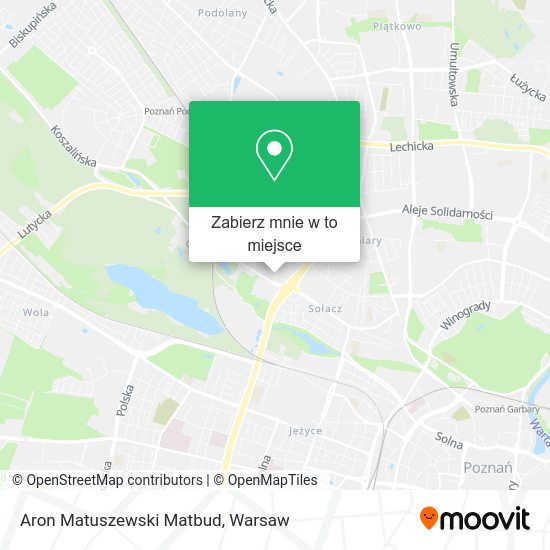 Mapa Aron Matuszewski Matbud