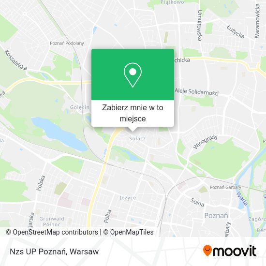 Mapa Nzs UP Poznań