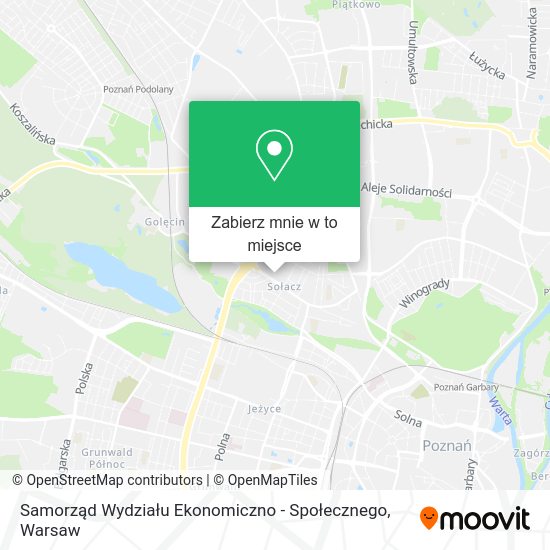 Mapa Samorząd Wydziału Ekonomiczno - Społecznego