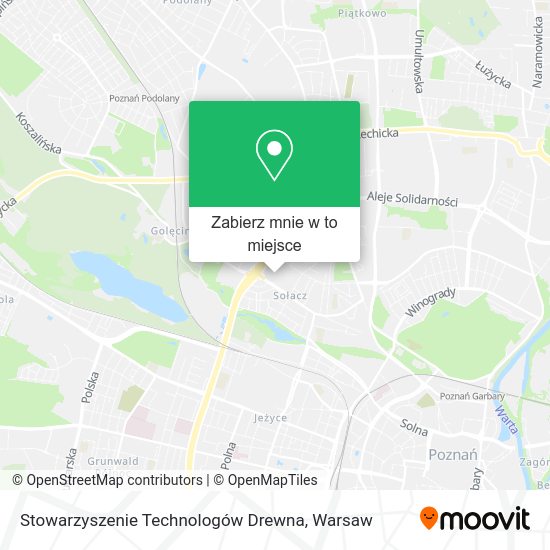 Mapa Stowarzyszenie Technologów Drewna