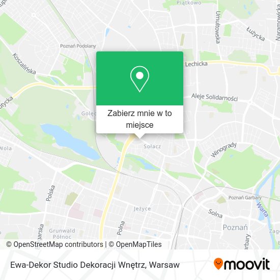 Mapa Ewa-Dekor Studio Dekoracji Wnętrz