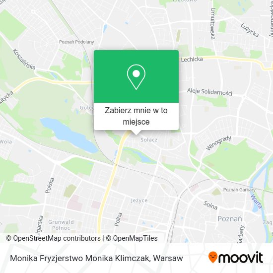 Mapa Monika Fryzjerstwo Monika Klimczak