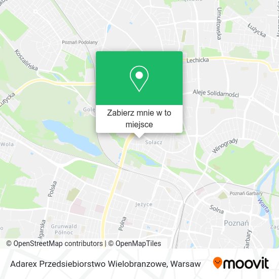 Mapa Adarex Przedsiebiorstwo Wielobranzowe