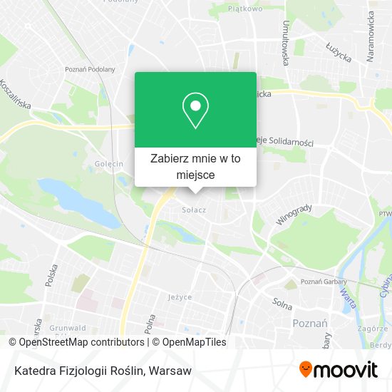 Mapa Katedra Fizjologii Roślin