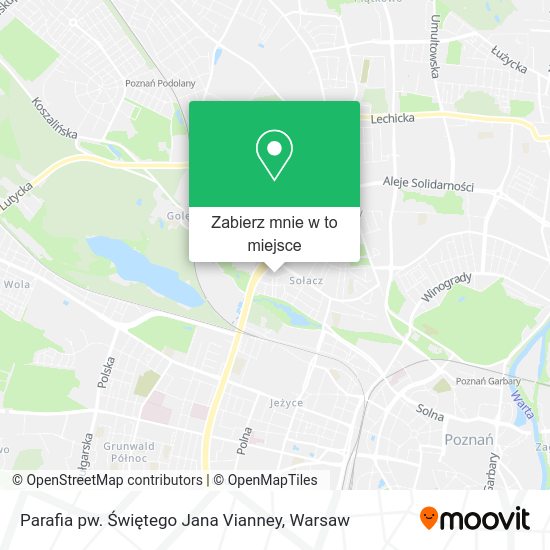 Mapa Parafia pw. Świętego Jana Vianney