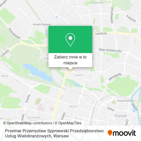 Mapa Przemar Przemysław Sypniewski Przedsiębiorstwo Usług Wielobranżowych