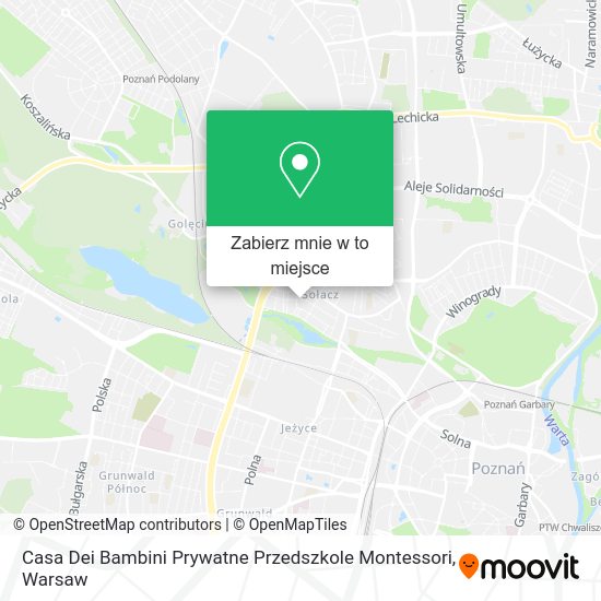 Mapa Casa Dei Bambini Prywatne Przedszkole Montessori