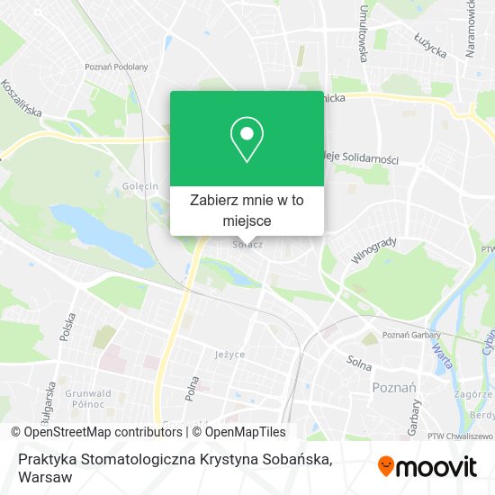 Mapa Praktyka Stomatologiczna Krystyna Sobańska