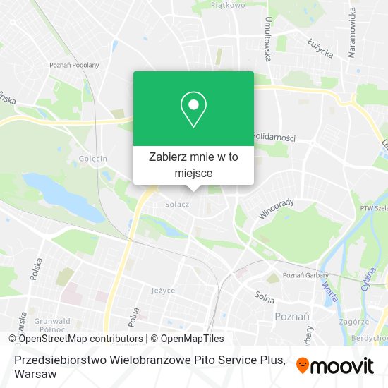 Mapa Przedsiebiorstwo Wielobranzowe Pito Service Plus