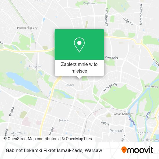 Mapa Gabinet Lekarski Fikret Ismail-Zade