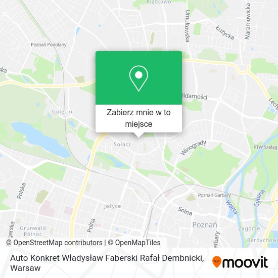 Mapa Auto Konkret Władysław Faberski Rafał Dembnicki