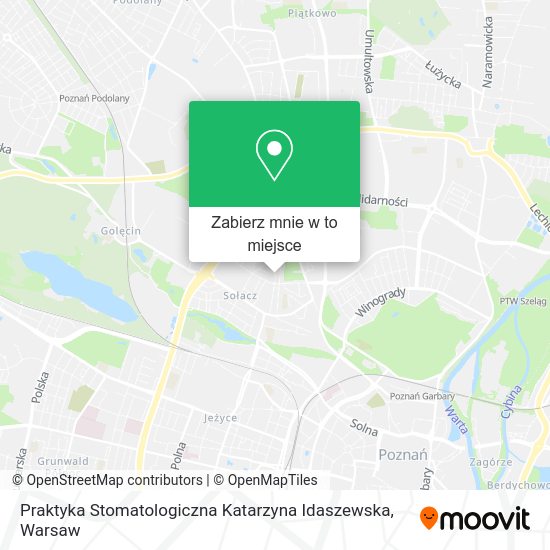 Mapa Praktyka Stomatologiczna Katarzyna Idaszewska