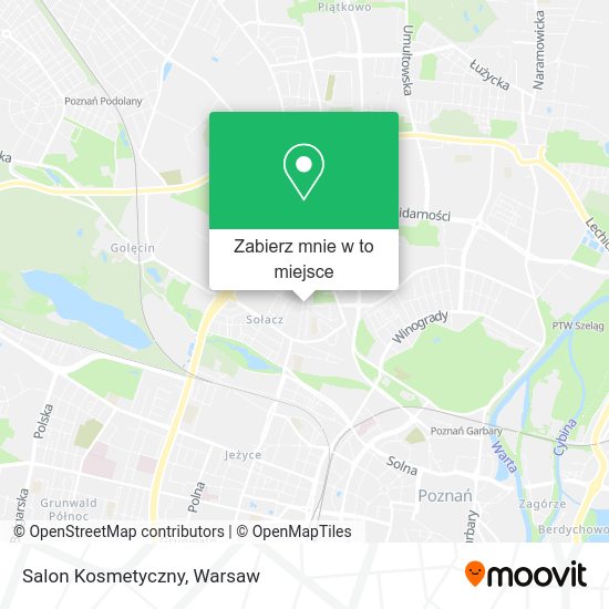 Mapa Salon Kosmetyczny