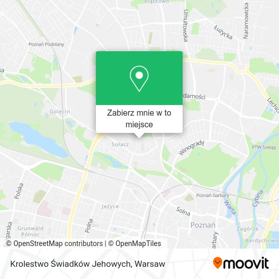 Mapa Krolestwo Świadków Jehowych