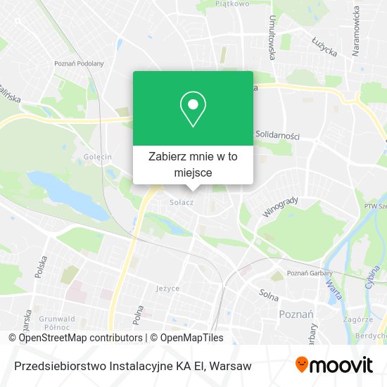 Mapa Przedsiebiorstwo Instalacyjne KA El