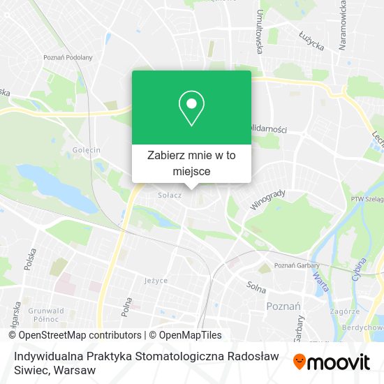 Mapa Indywidualna Praktyka Stomatologiczna Radosław Siwiec