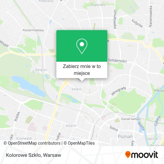 Mapa Kolorowe Szkło