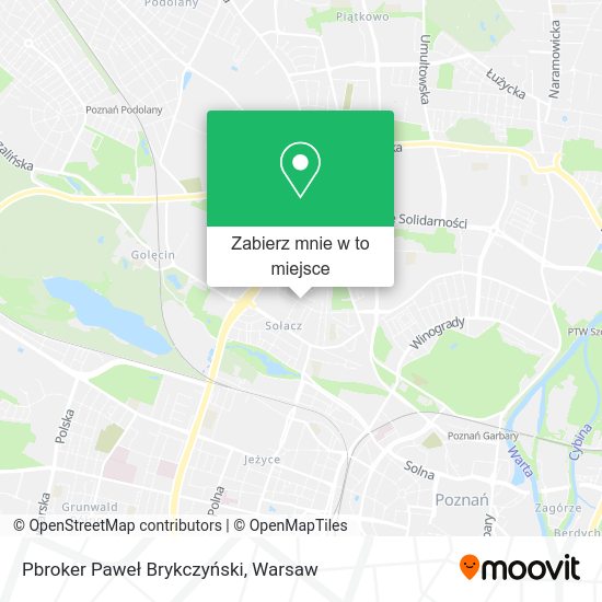 Mapa Pbroker Paweł Brykczyński