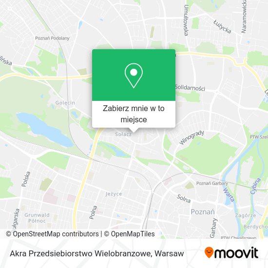 Mapa Akra Przedsiebiorstwo Wielobranzowe