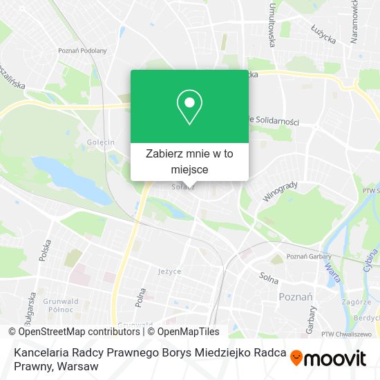 Mapa Kancelaria Radcy Prawnego Borys Miedziejko Radca Prawny