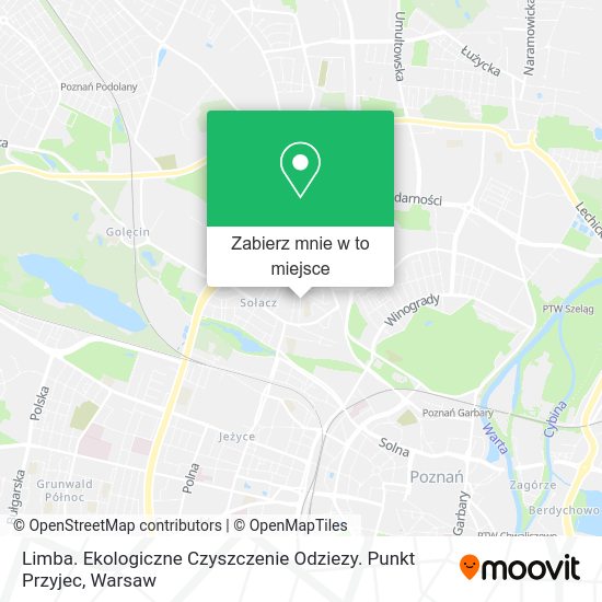 Mapa Limba. Ekologiczne Czyszczenie Odziezy. Punkt Przyjec